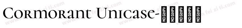 Cormorant Unicase字体转换